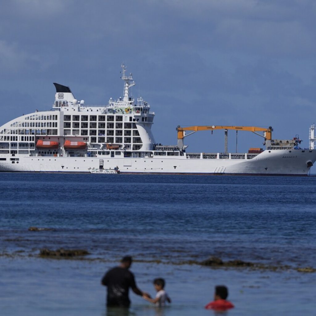 Olympic surfers sleep on a cruise ship in Tahiti, a first for the Games