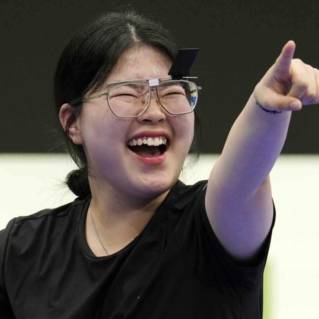 Oh Ye Jin of South Korea smashes an Olympic shooting record to win gold in Paris