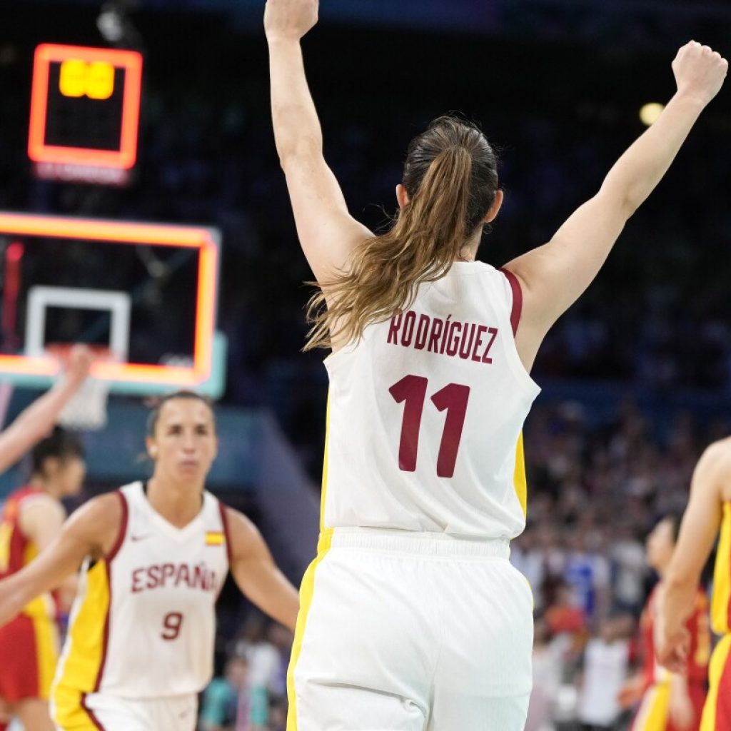 Spain opens women’s basketball at Olympics by beating China 90-89 in OT