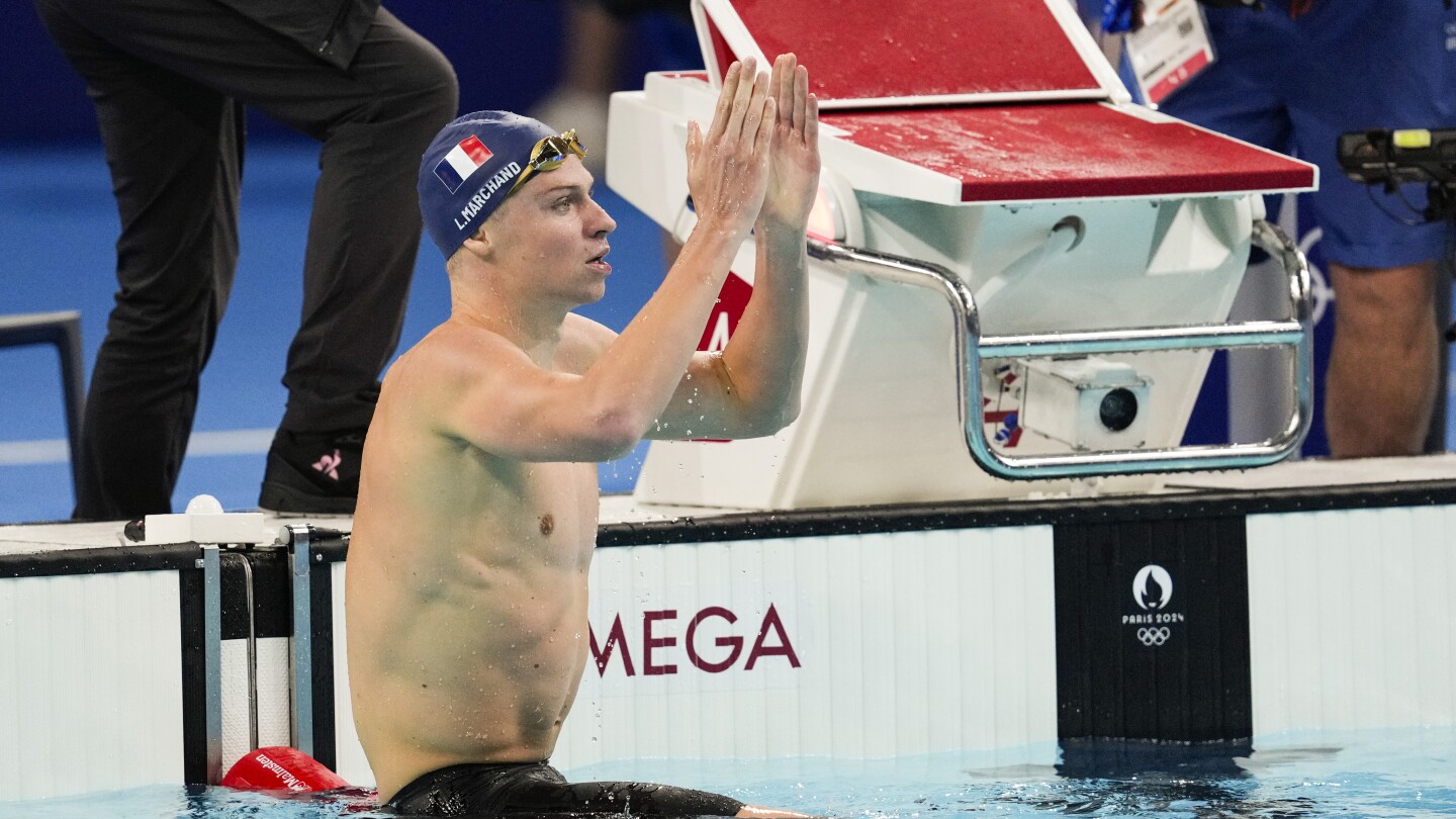 Vive la France! Léon Marchand fulfills the hopes of his nation with a swimming gold in 400 IM