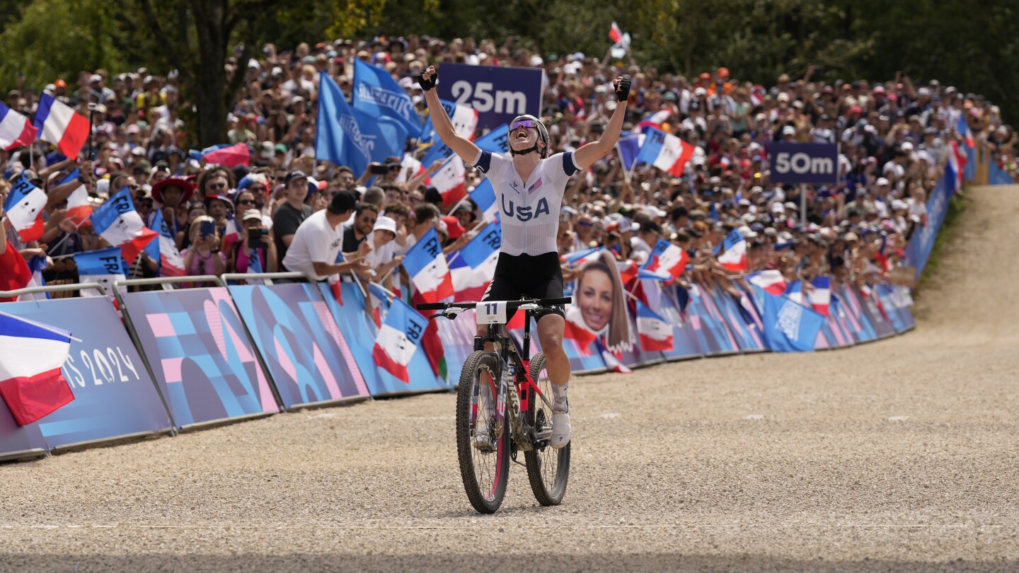 Haley Batten wins Olympic silver medal in best finish by American mountain biker — then gets fined