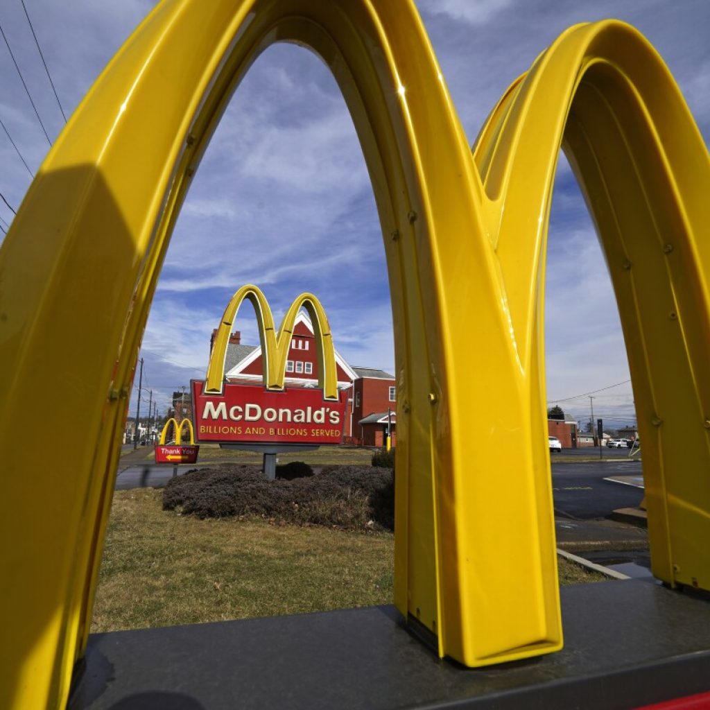 McDonald’s same-store sales fall for the 1st time since the pandemic, profit slides 12%