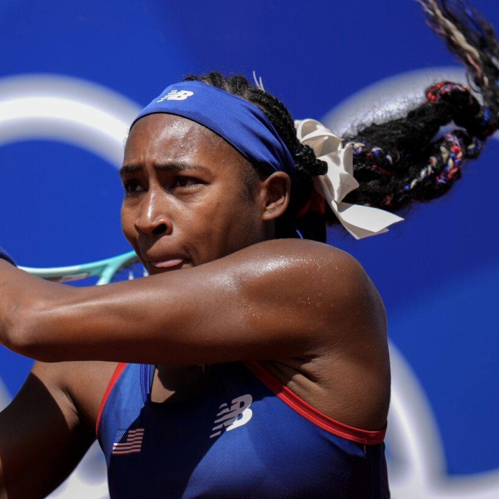 Coco Gauff’s record at the Paris Olympics is perfect even if her play hasn’t always been