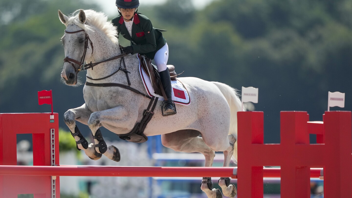 Moroccan rider Slaoui hopes her performances at Paris Olympics inspires others to become equestrians