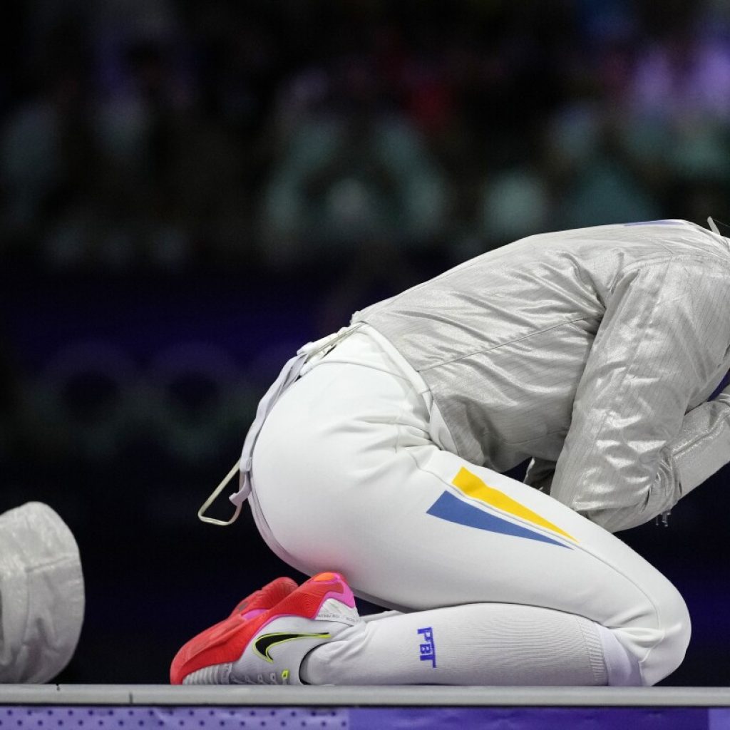 Ukrainian fencer Olga Kharlan wins her country’s first medal of the Paris Olympics