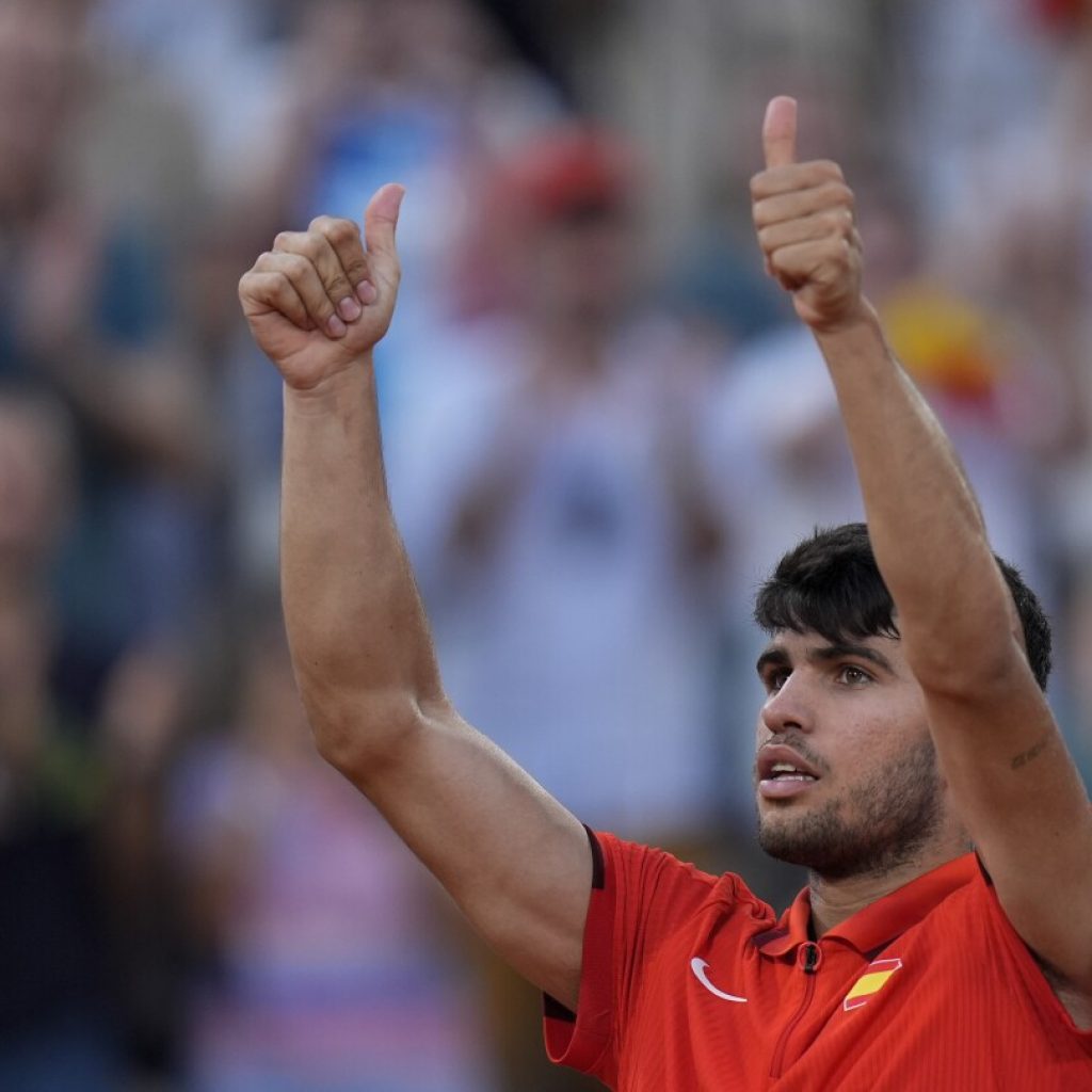 Olympic tennis: Carlos Alcaraz says he’s been dealing with a groin muscle problem since Wimbledon