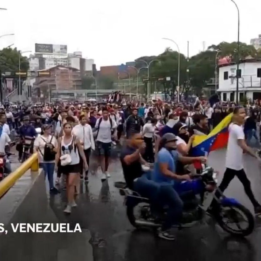 Venezuelans take to the streets to protest declaration of Maduro election victory | AP News