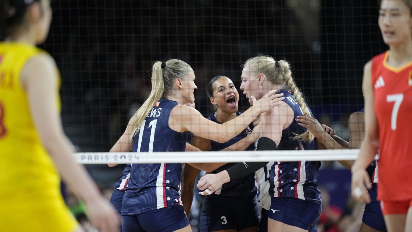 Chinese women beat reigning Olympic champion United States in volleyball