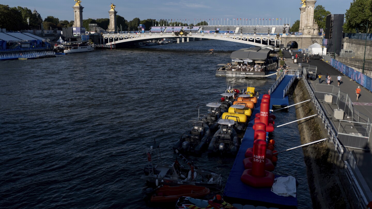 Men’s Olympic triathlon is postponed due to concerns over water quality in Paris’ Seine River