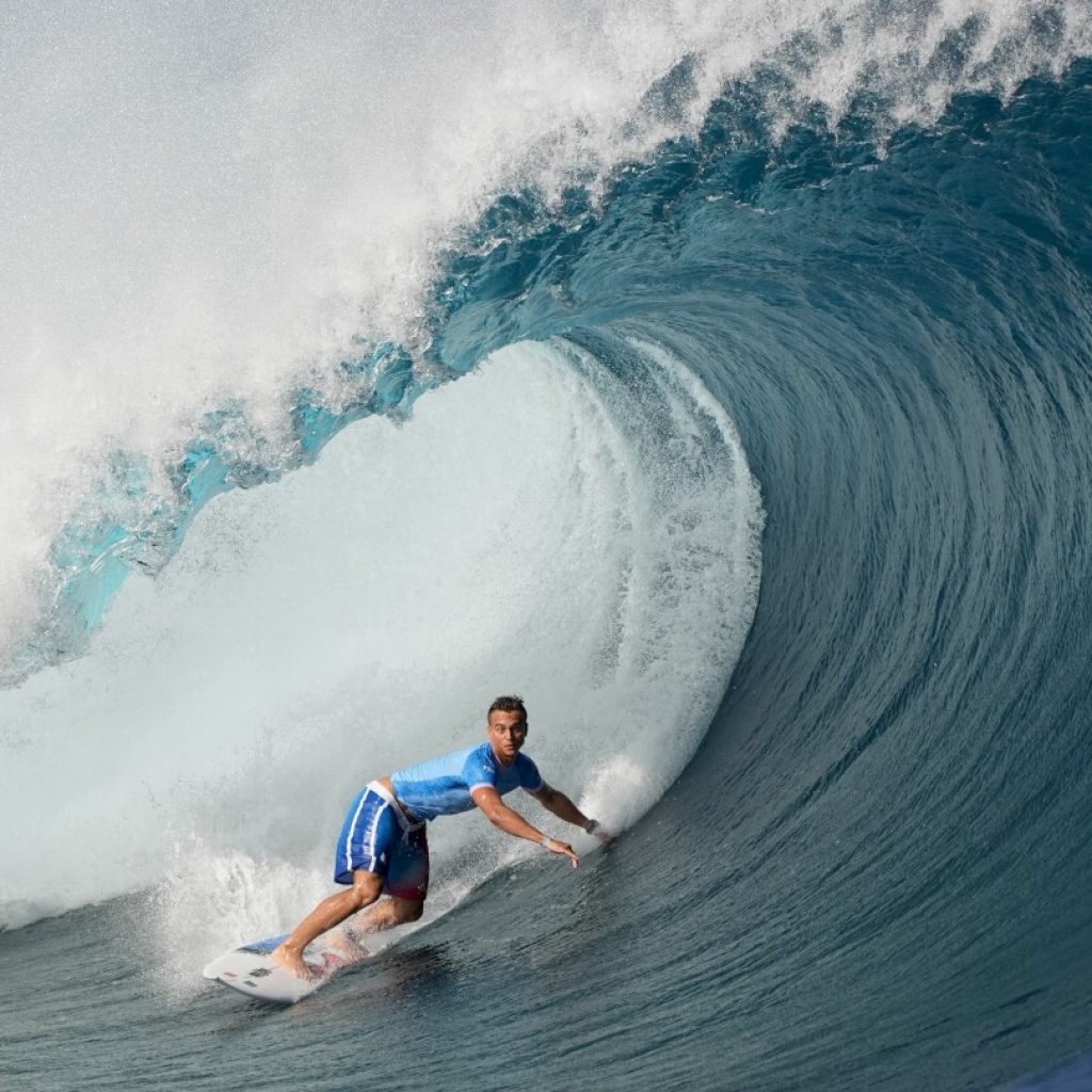 Paris Olympics surfing heats postponed through Tuesday in Tahiti due to unfavorable conditions