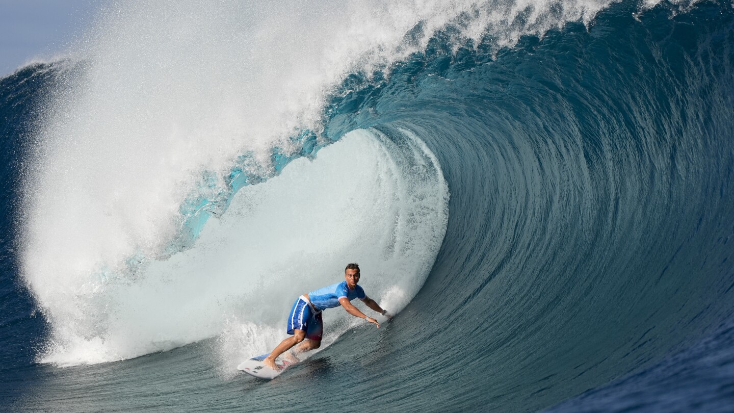 Paris Olympics surfing heats postponed through Tuesday in Tahiti due to unfavorable conditions