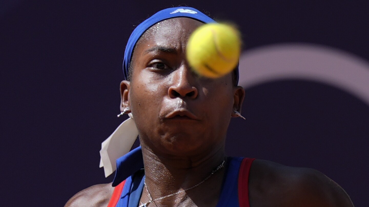 Coco Gauff loses an argument with the chair umpire and a match to Donna Vekic at the Paris Olympics