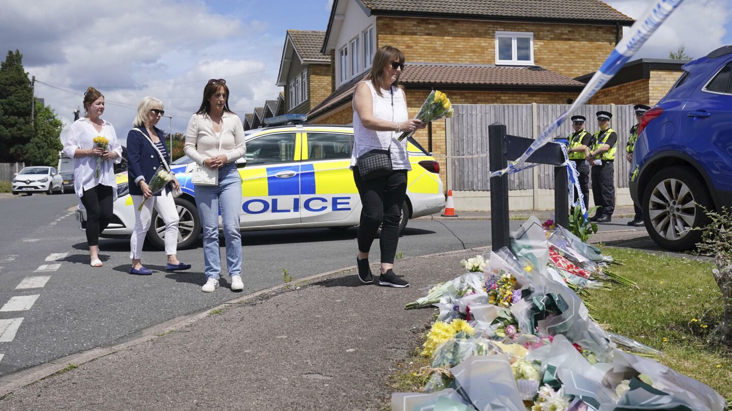 UK inquest hears how 1 of 3 women killed at home in crossbow attack managed to text for help