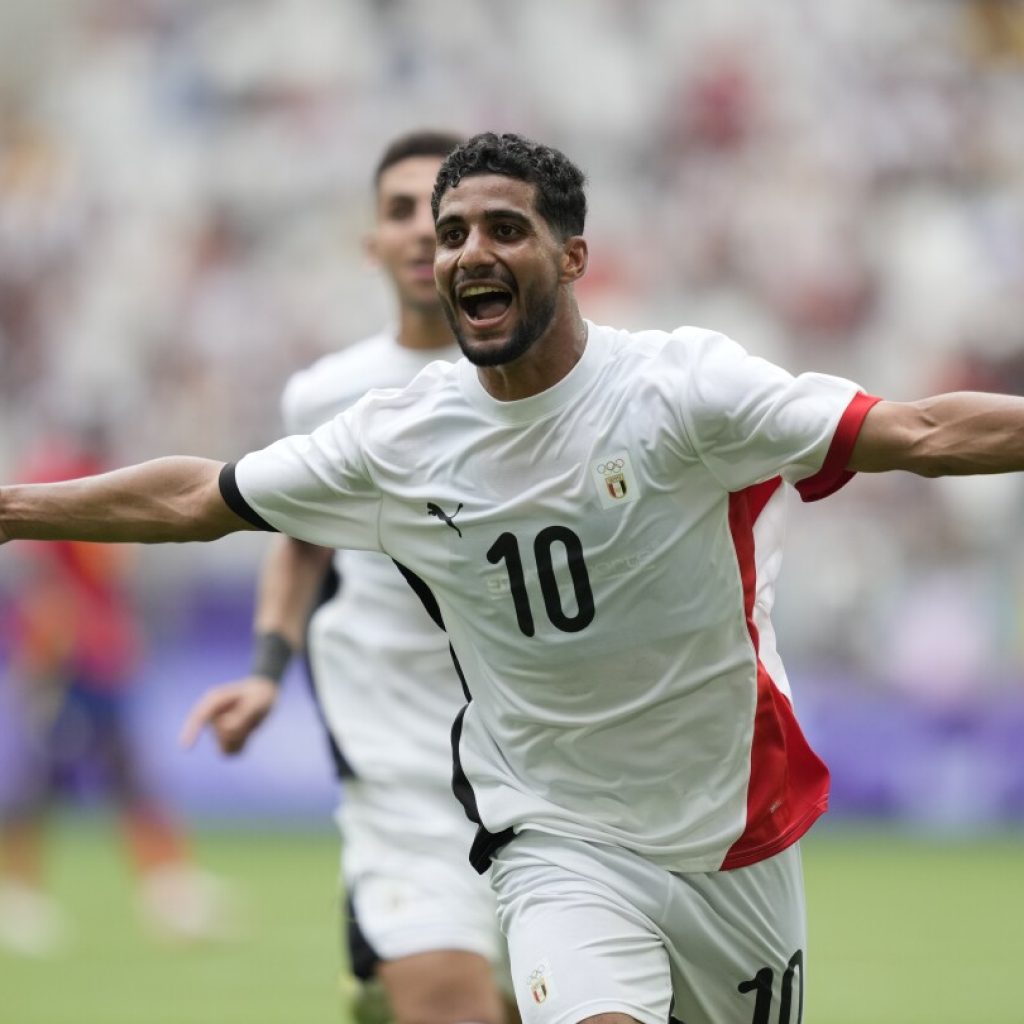 Egypt beats Spain 2-1 to reach men’s soccer quarterfinals at Paris Olympics