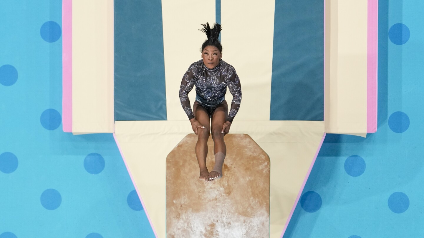 Simone Biles has redefined her sport — and its vocabulary. A look at the skills bearing her name