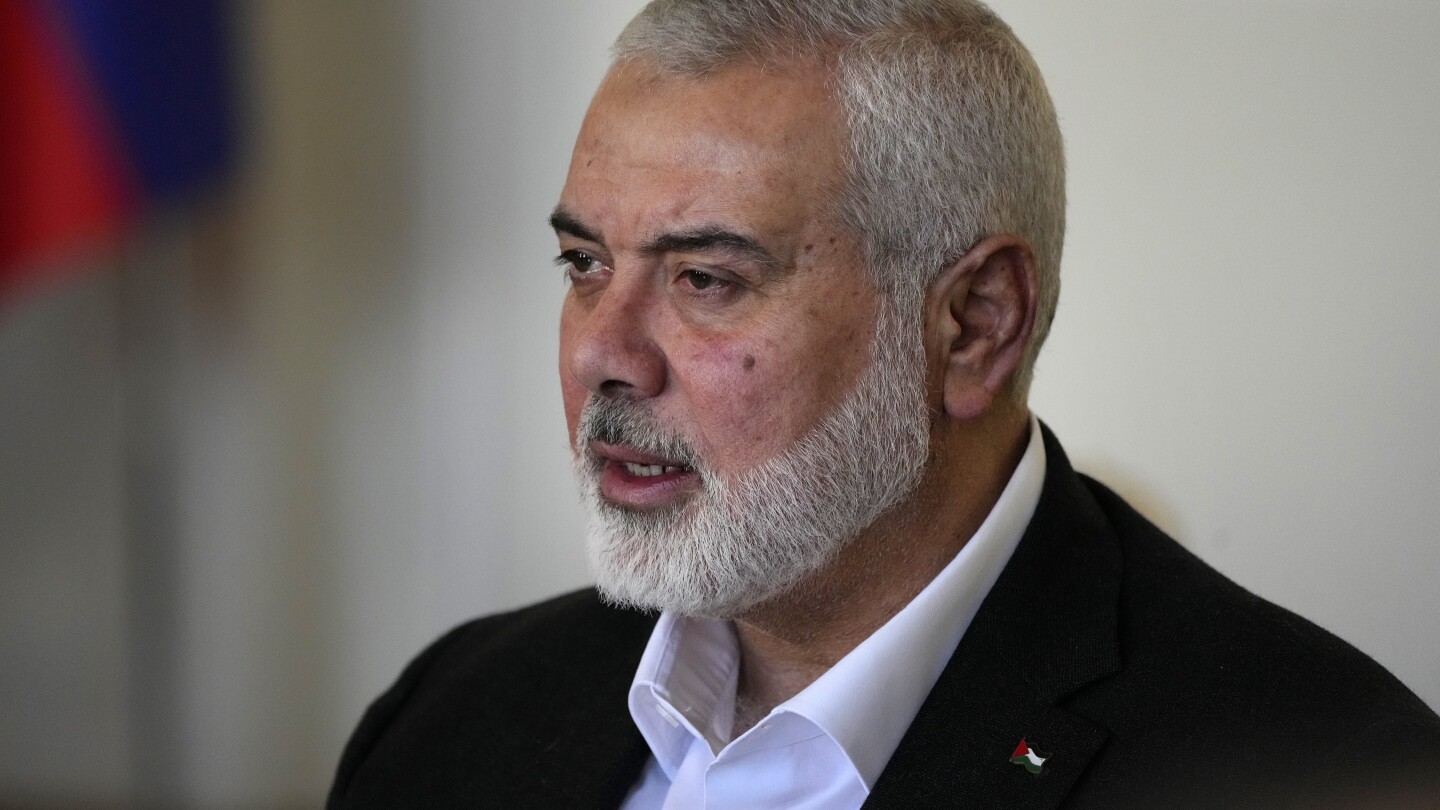 Live updates: Hamas blames Israel after leader Ismail Haniyeh killed | AP News