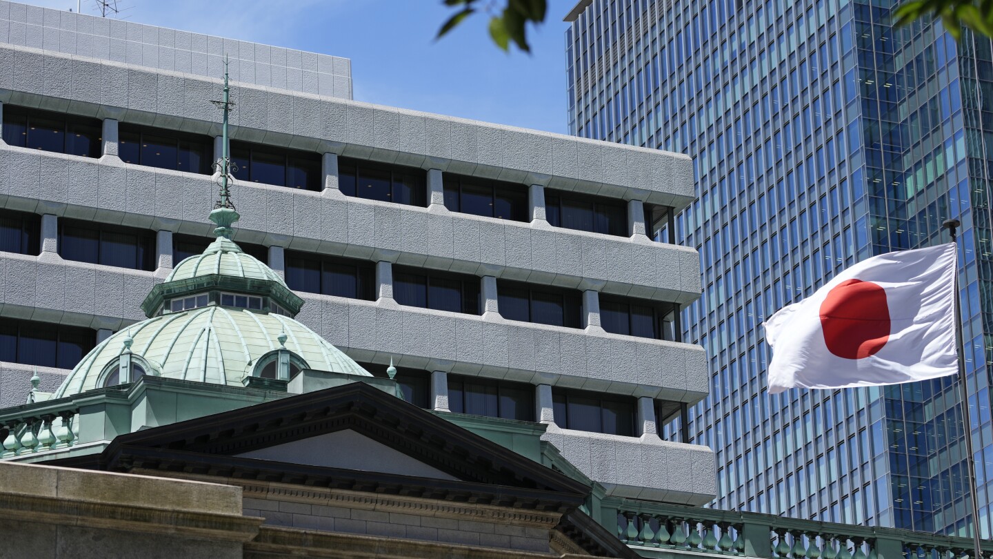 Bank of Japan raises its key interest rate, aiming to curb yen’s slide against the dollar