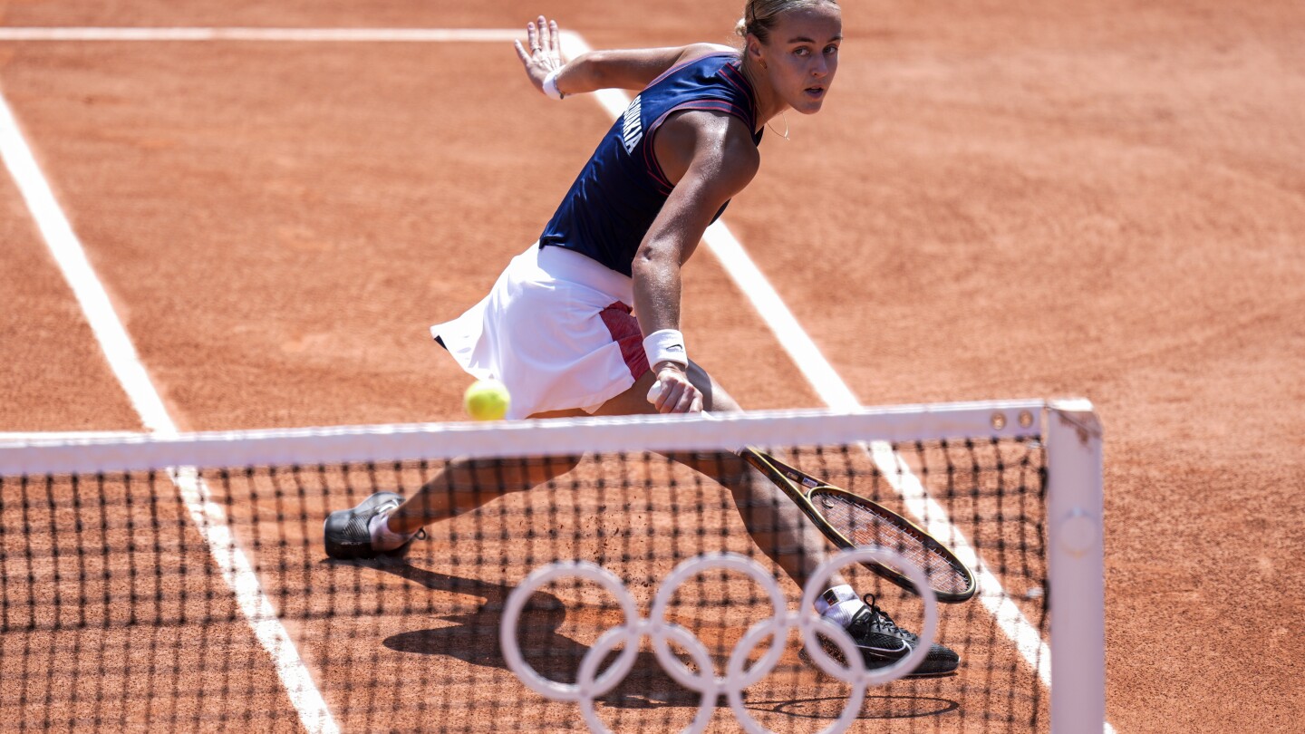 Olympics tennis: Wimbledon champion Barbora Krejcikova loses to Anna Karolina Schmiedlova in Paris