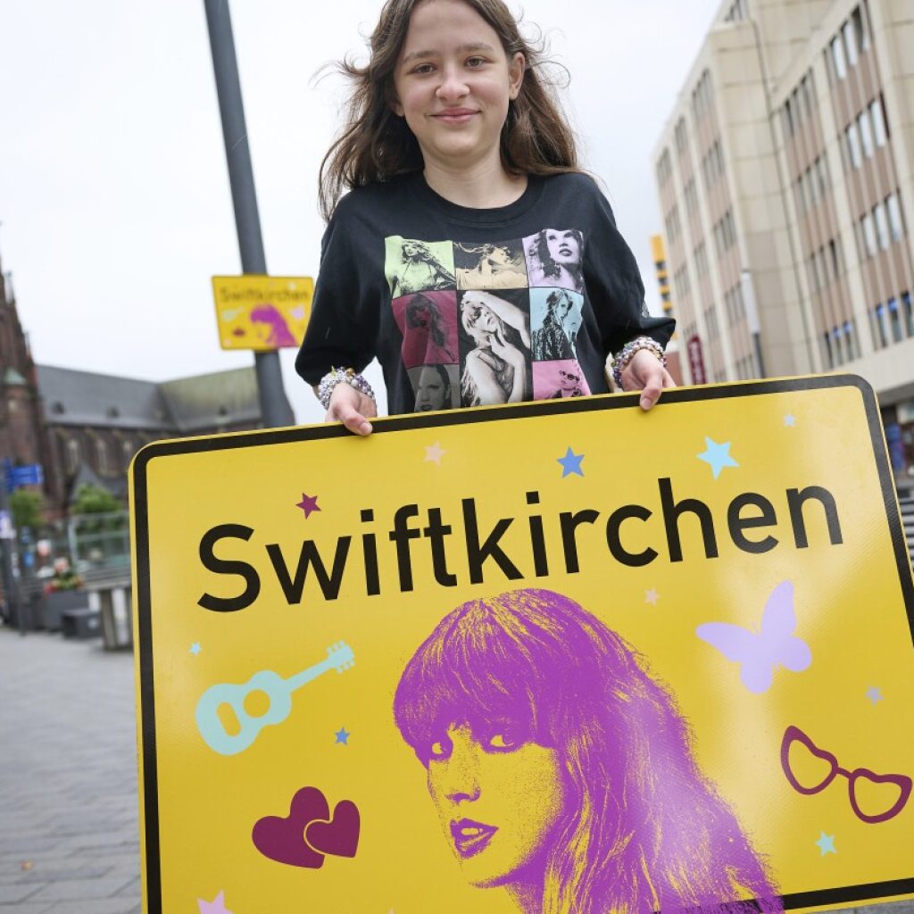 German city renamed ‘Swiftkirchen’ for Taylor Swift concerts gets 1,400 bids for the signs