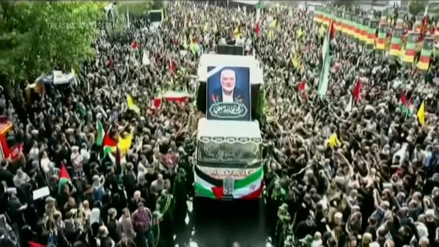 Funeral procession and prayers held for Hamas leader Haniyeh in Tehran | AP News