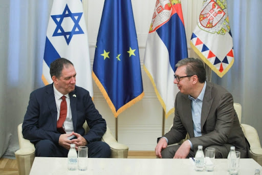 Vučić primio u oproštajnu posetu ambasadora Izraela