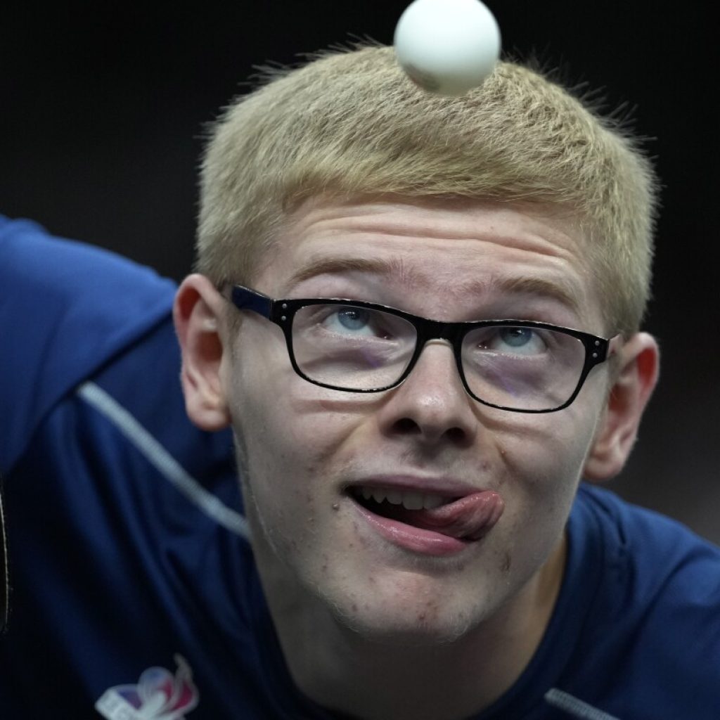 AP PHOTOS: Table tennis players at the Paris Olympics keep their eyes on the ball