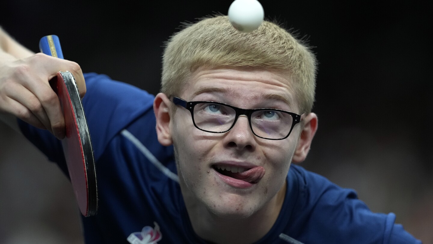 AP PHOTOS: Table tennis players at the Paris Olympics keep their eyes on the ball