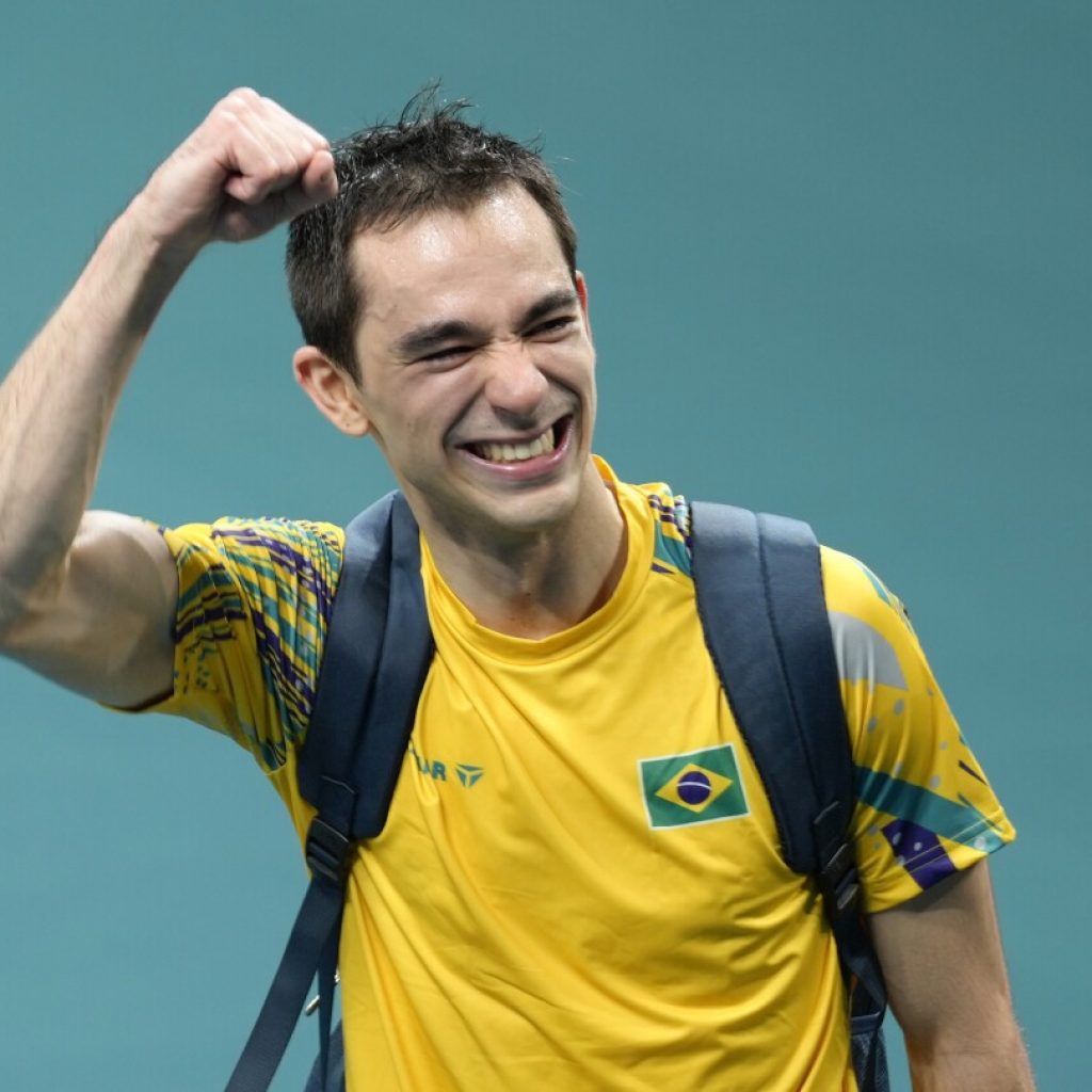 Brazil’s Hugo Calderano becomes 1st from outside Asia or Europe to reach Olympic table tennis semis