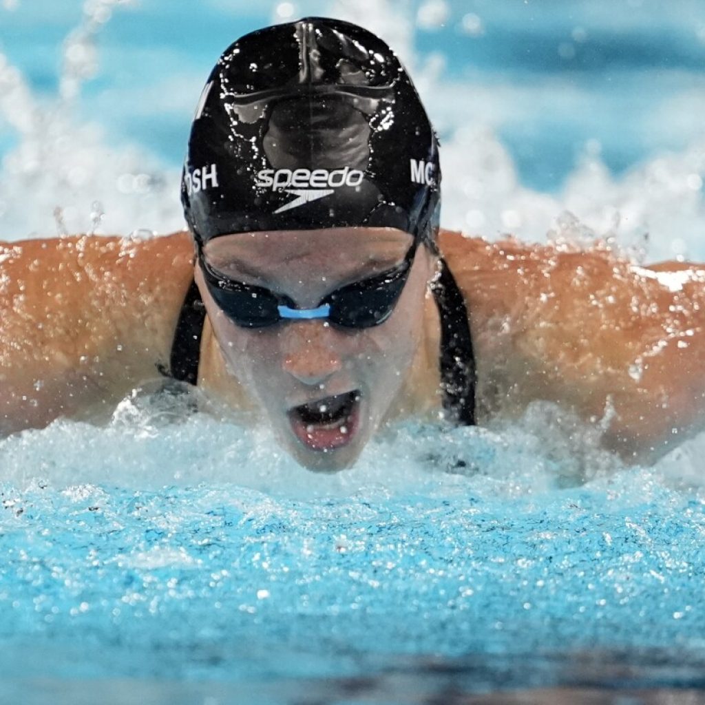 Canada’s Summer McIntosh claims 2nd swimming gold medal of the Paris Olympics