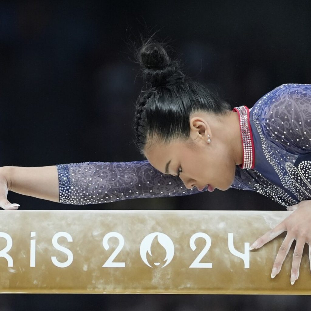 Sunisa Lee’s long road back to the Olympics ended in a familiar spot: the medal stand