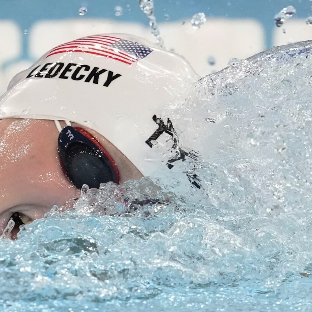 American Katie Ledecky preparing to write more history in the pool at the Paris Olympics