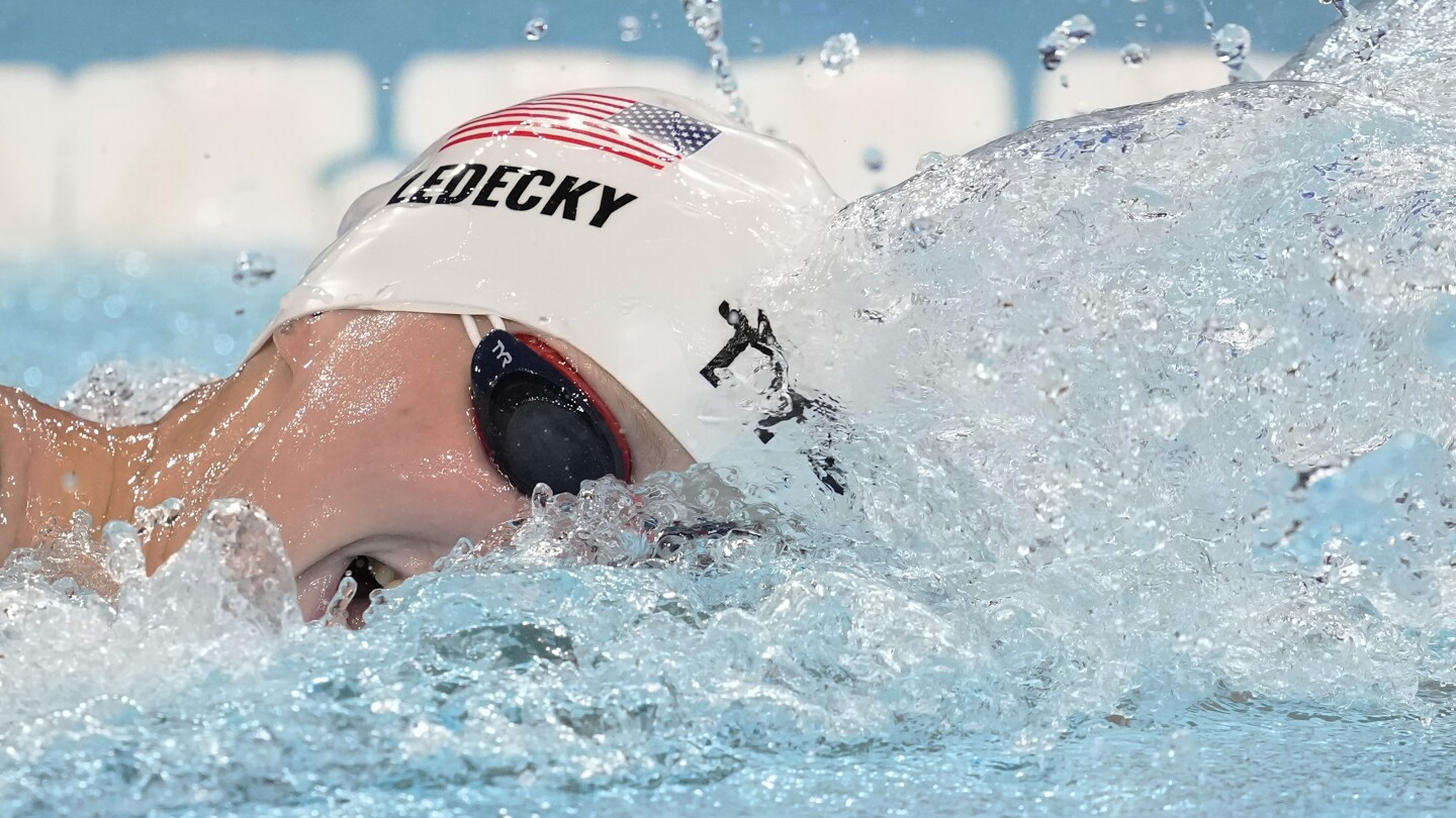 American Katie Ledecky preparing to write more history in the pool at the Paris Olympics