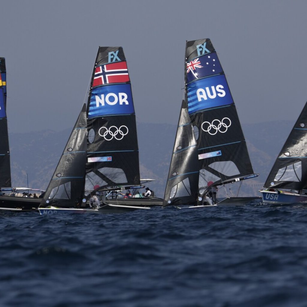 Fickle winds continue to affect Olympic sailing medal races, with four of them scheduled for Friday