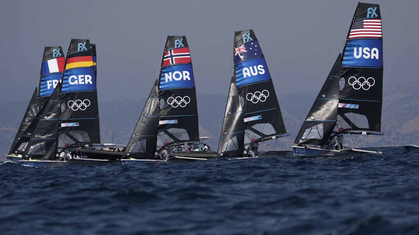 Fickle winds continue to affect Olympic sailing medal races, with four of them scheduled for Friday