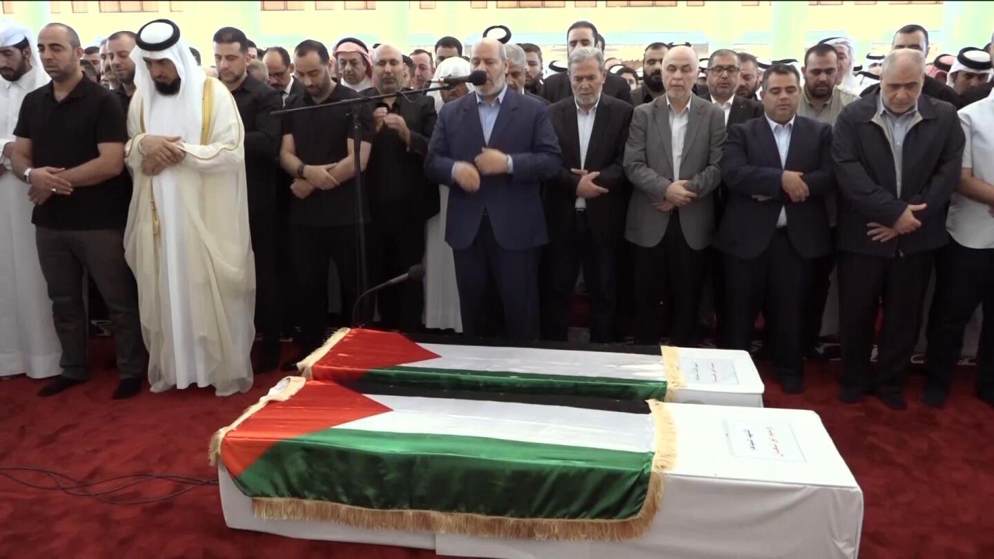 Funeral of slain Hamas leader Haniyeh in Doha | AP News