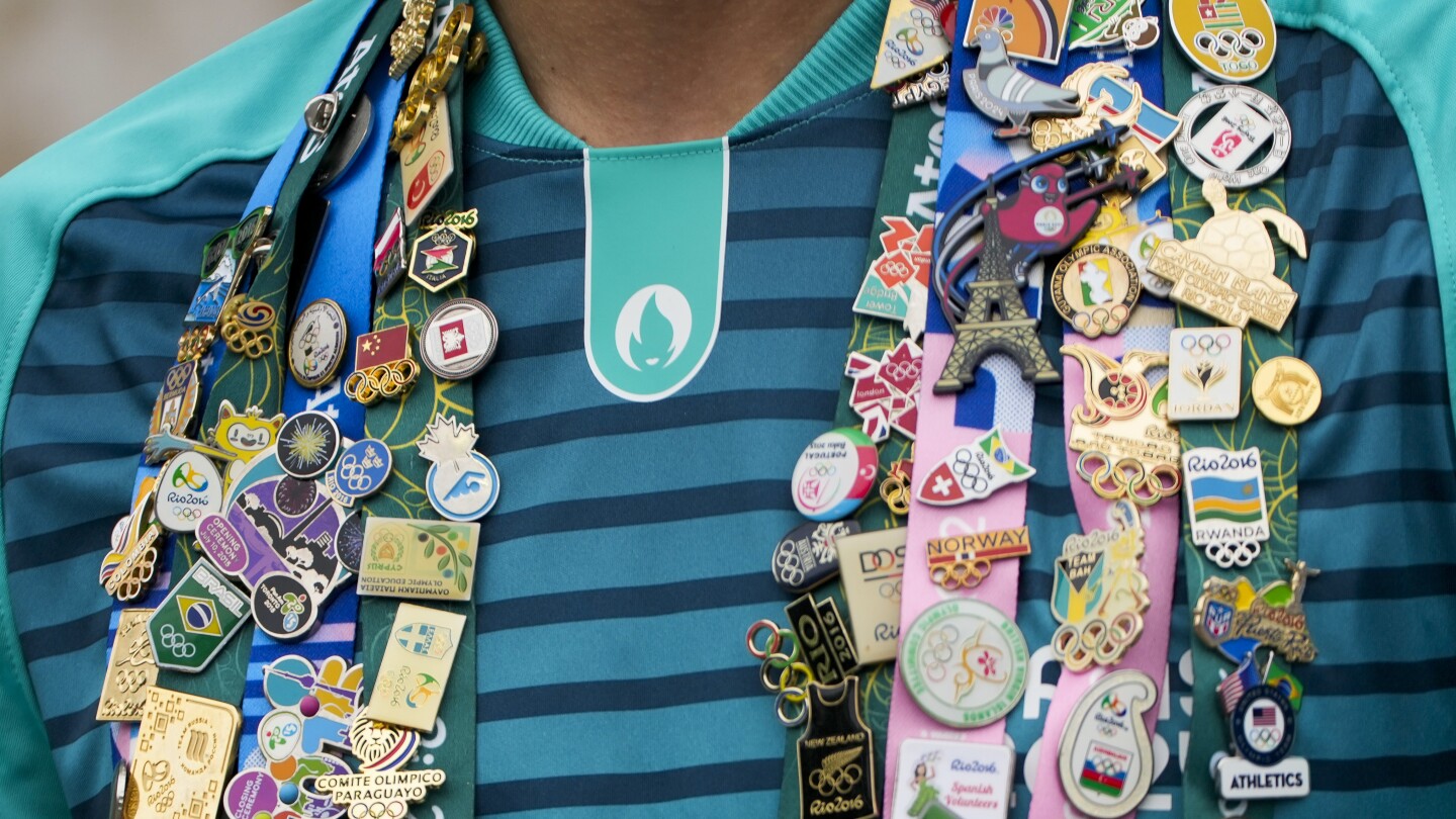 Pin-demonium hits Paris: Inside the pin-trading market at the Olympics