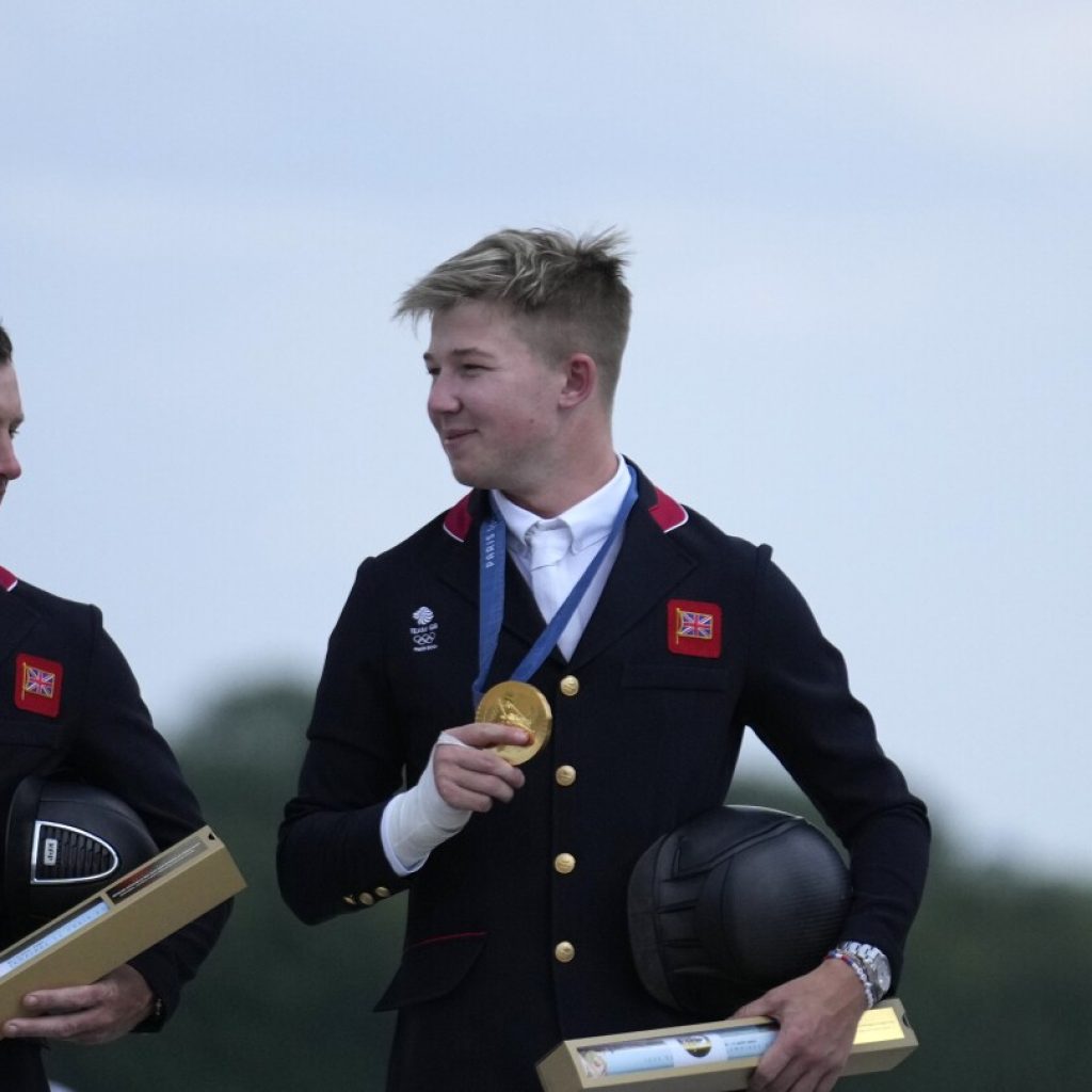 Britain wins equestrian team jumping at the Paris Olympics ahead of the US and France