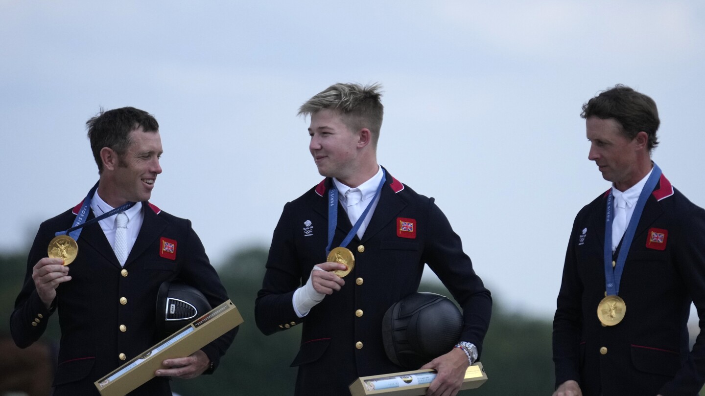 Britain wins equestrian team jumping at the Paris Olympics ahead of the US and France