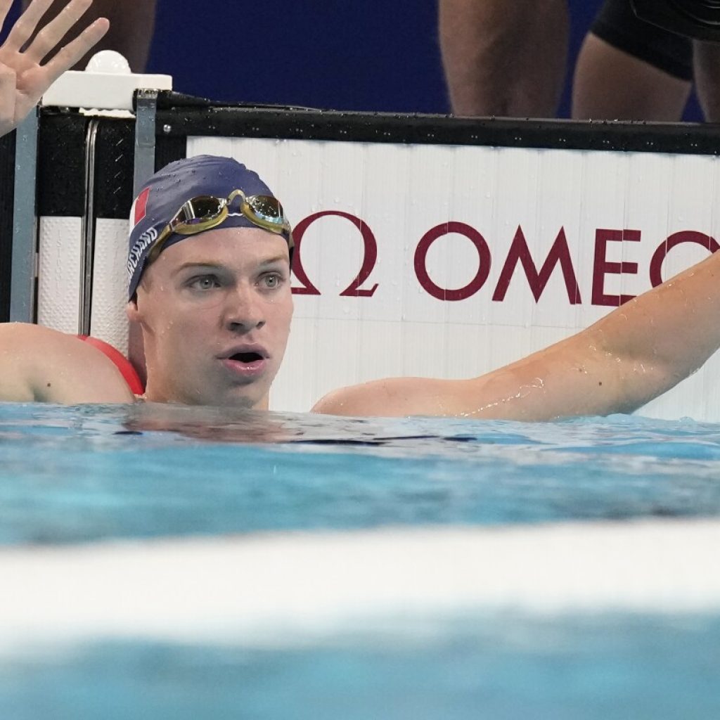 Léon Marchand completes his dominating run through the Paris Olympics, capturing 4th swimming gold