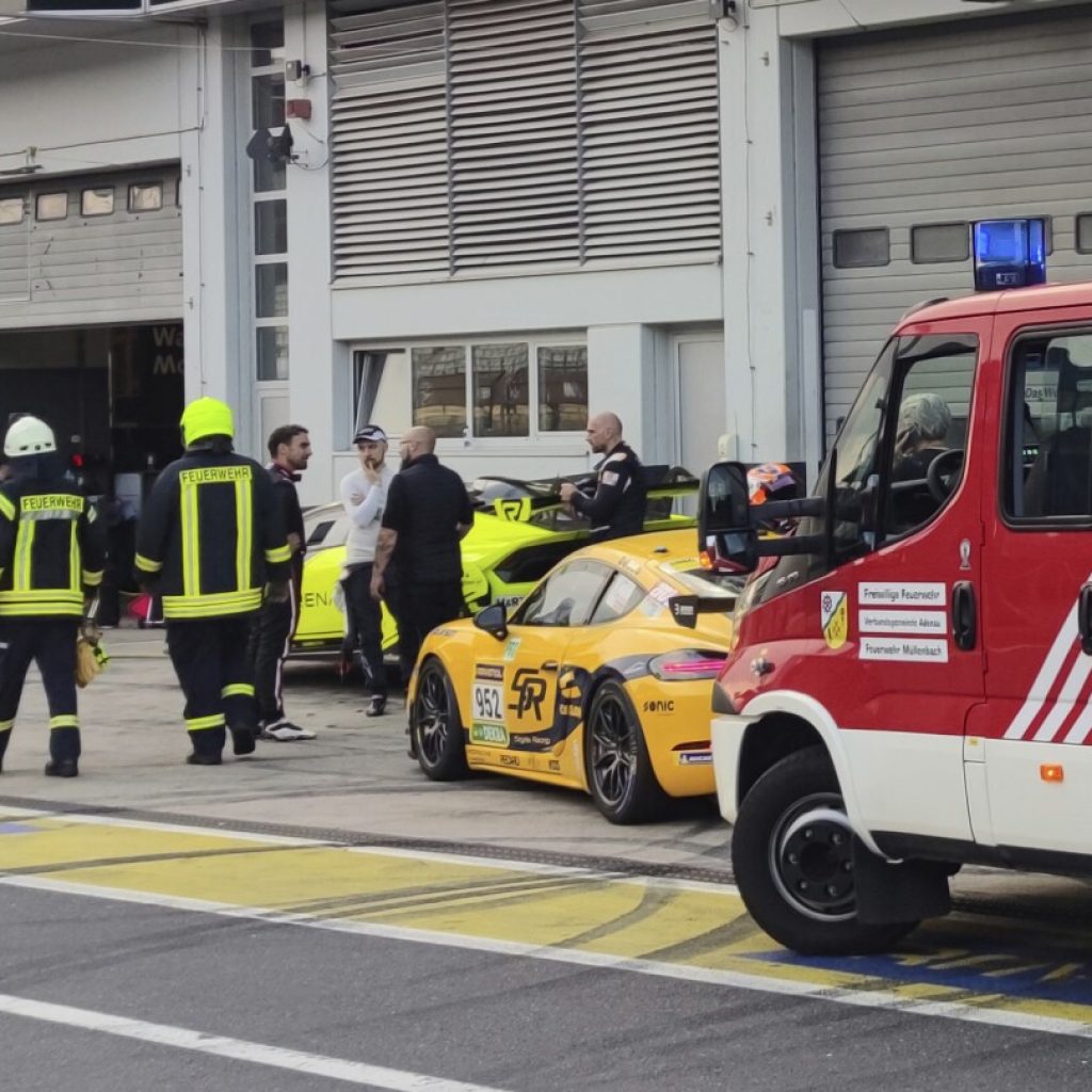 22 injured during explosion in paddock area at Germany’s Nuerburgring auto racing track