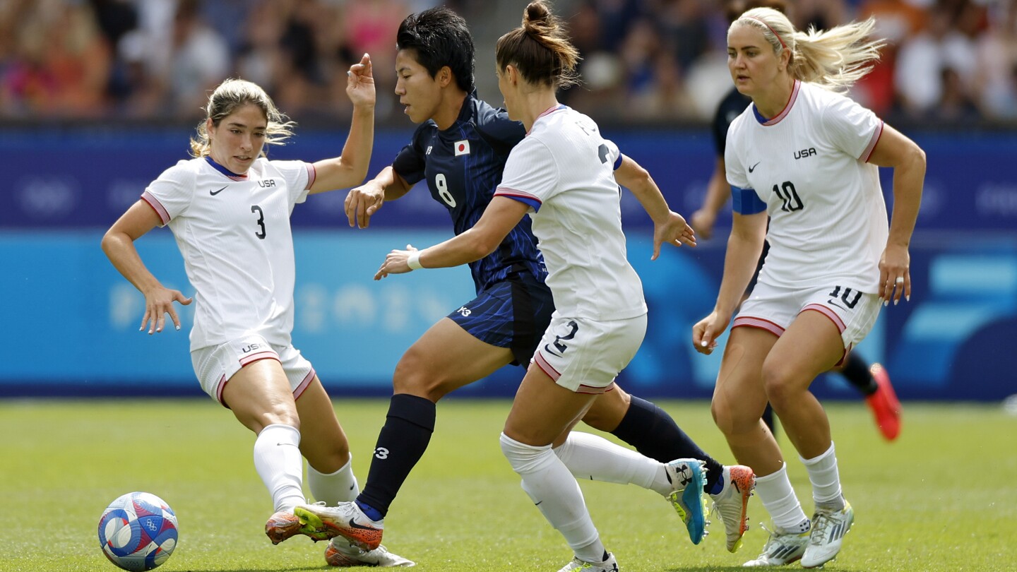 USNWT v. Japan Olympics soccer: Live updates, scores | AP News