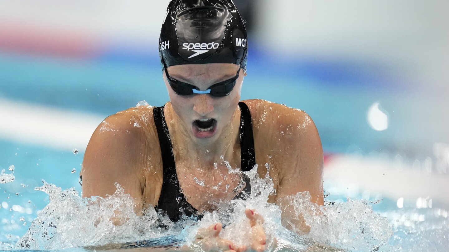 Summer McIntosh wins another swimming gold at the Paris Olympics. Katie Ledecky goes for history