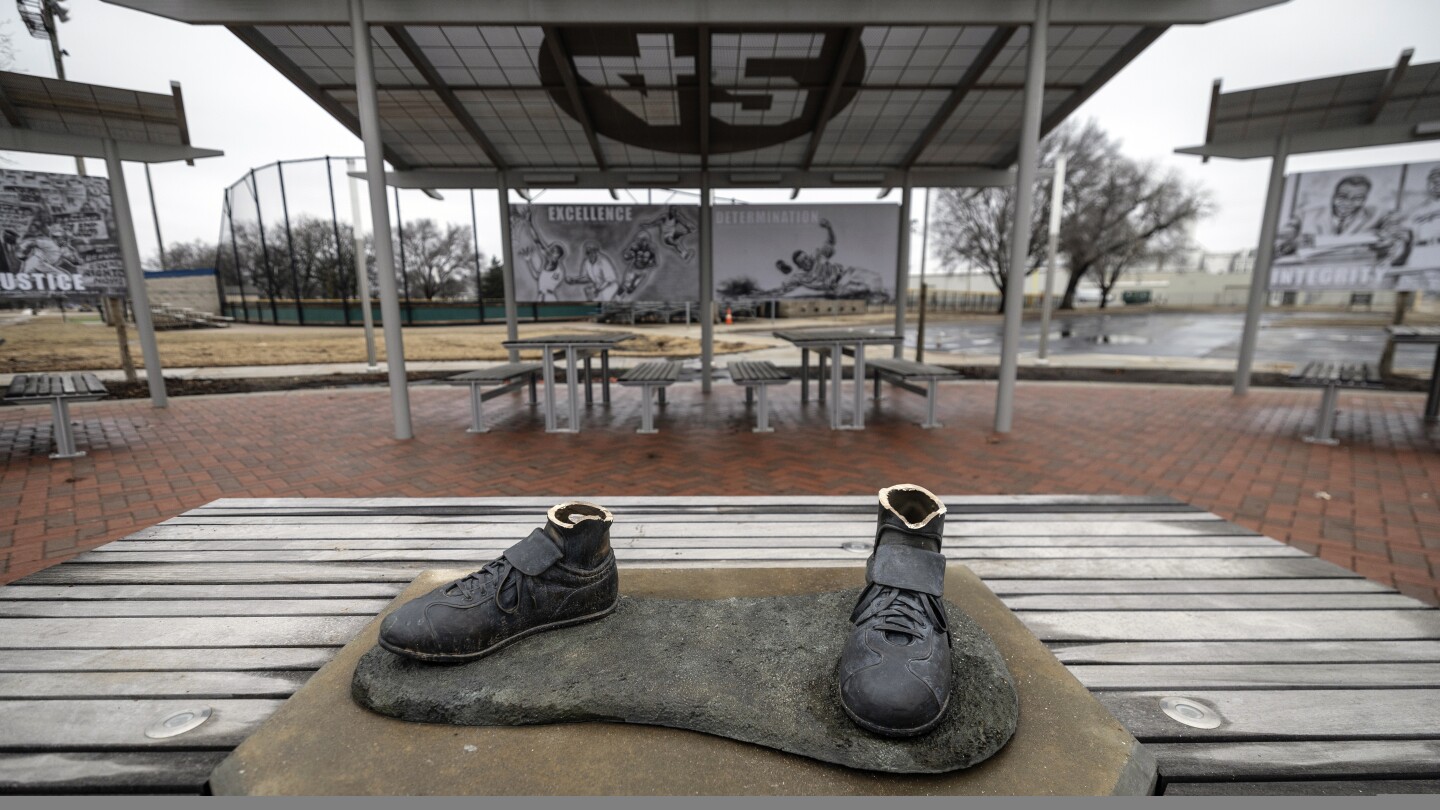 Kansas man sentenced to prison for stealing bronze Jackie Robinson statue