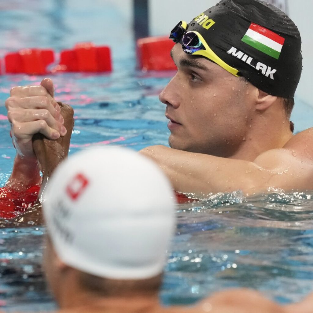 Not even an Olympic gold medal can get Hungarian swimmer Kristóf Milák to break his silence