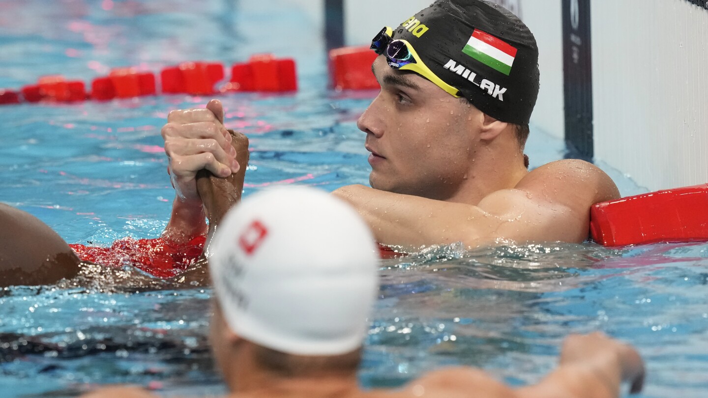 Not even an Olympic gold medal can get Hungarian swimmer Kristóf Milák to break his silence