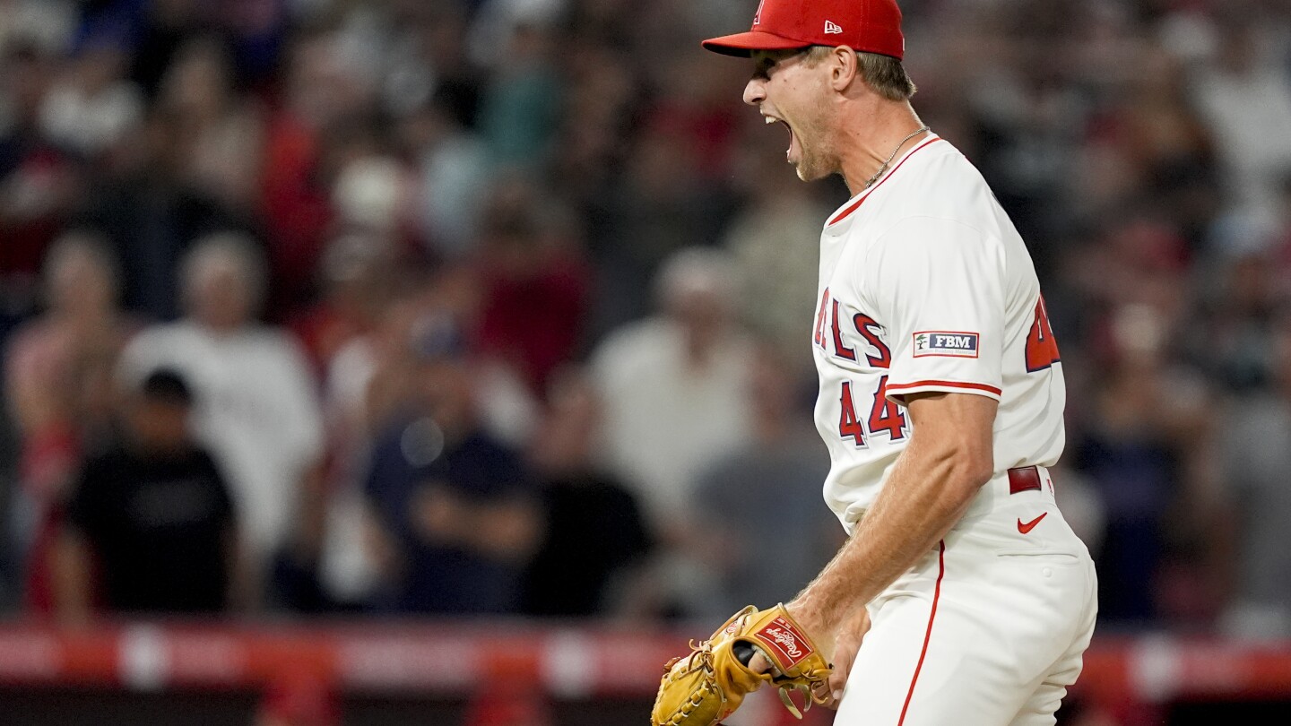 104.7 mph: Angels’ Joyce gets 1st save, strikes out Martinez on fastest pitch in majors this season