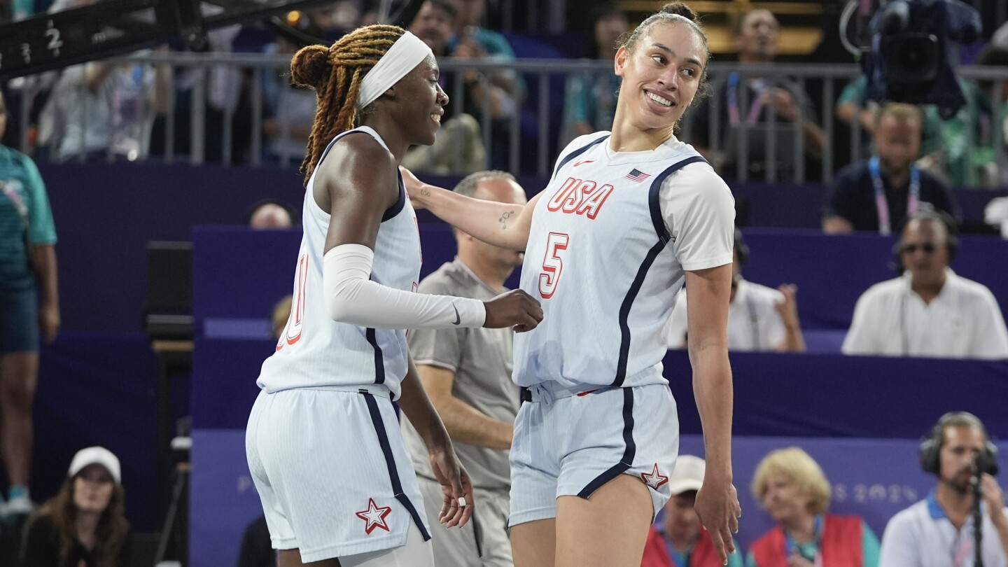 U.S. women’s 3×3 team wins 5 straight to shake off awful start and reach semifinals at Paris Games