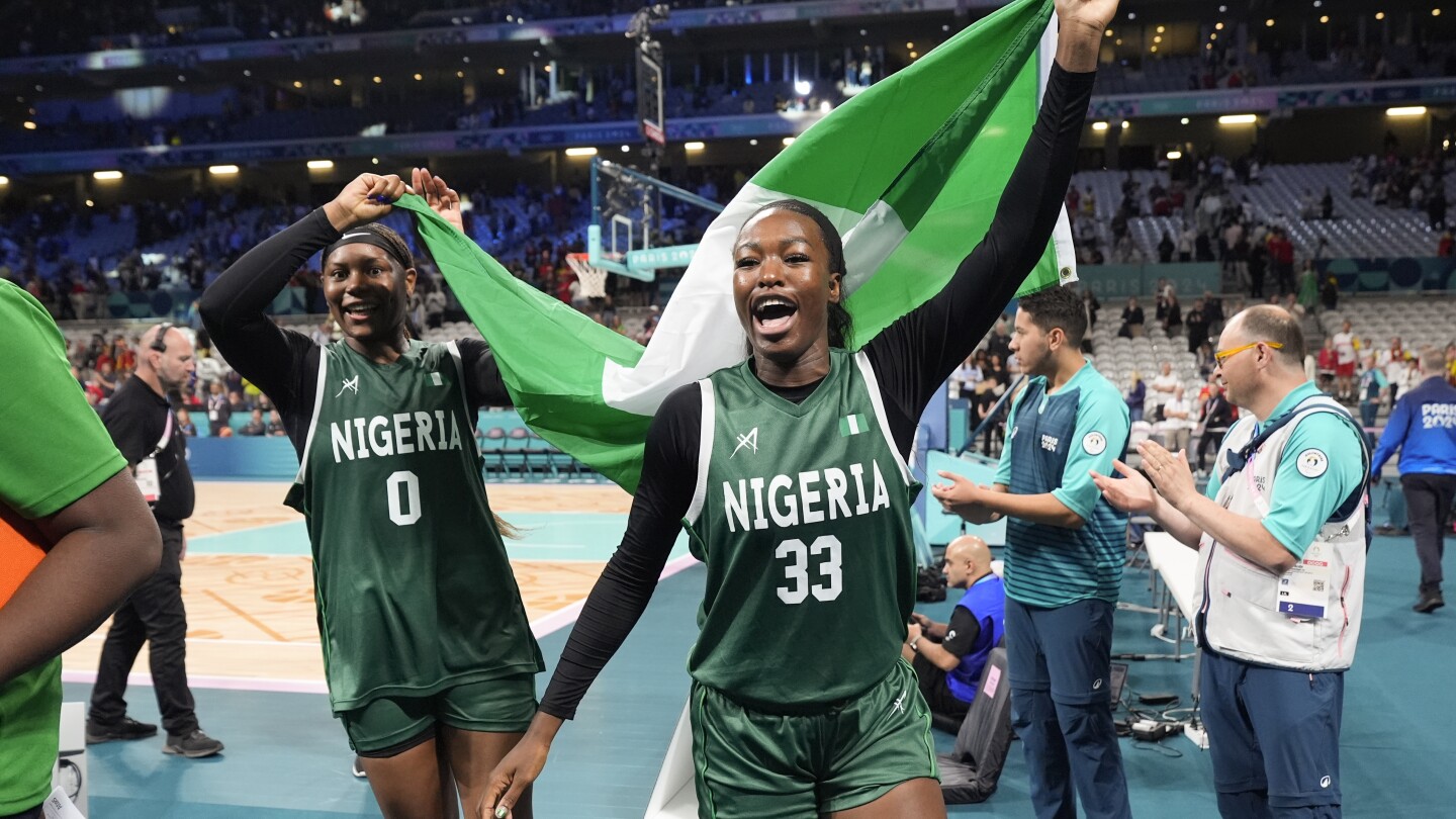 Nigeria becomes first African basketball team to qualify for Olympic quarterfinals