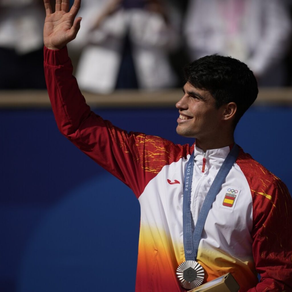 Alcaraz says pressure of playing for Spain got to him in loss to Djokovic in Olympics final