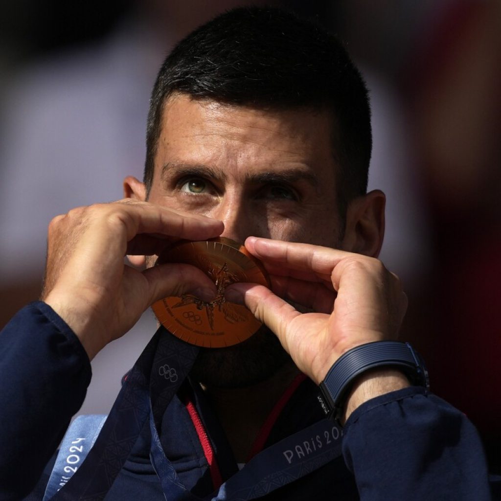 Tennis shifts from the Olympics to the US Open after golds for Novak Djokovic and Zheng Qinwen